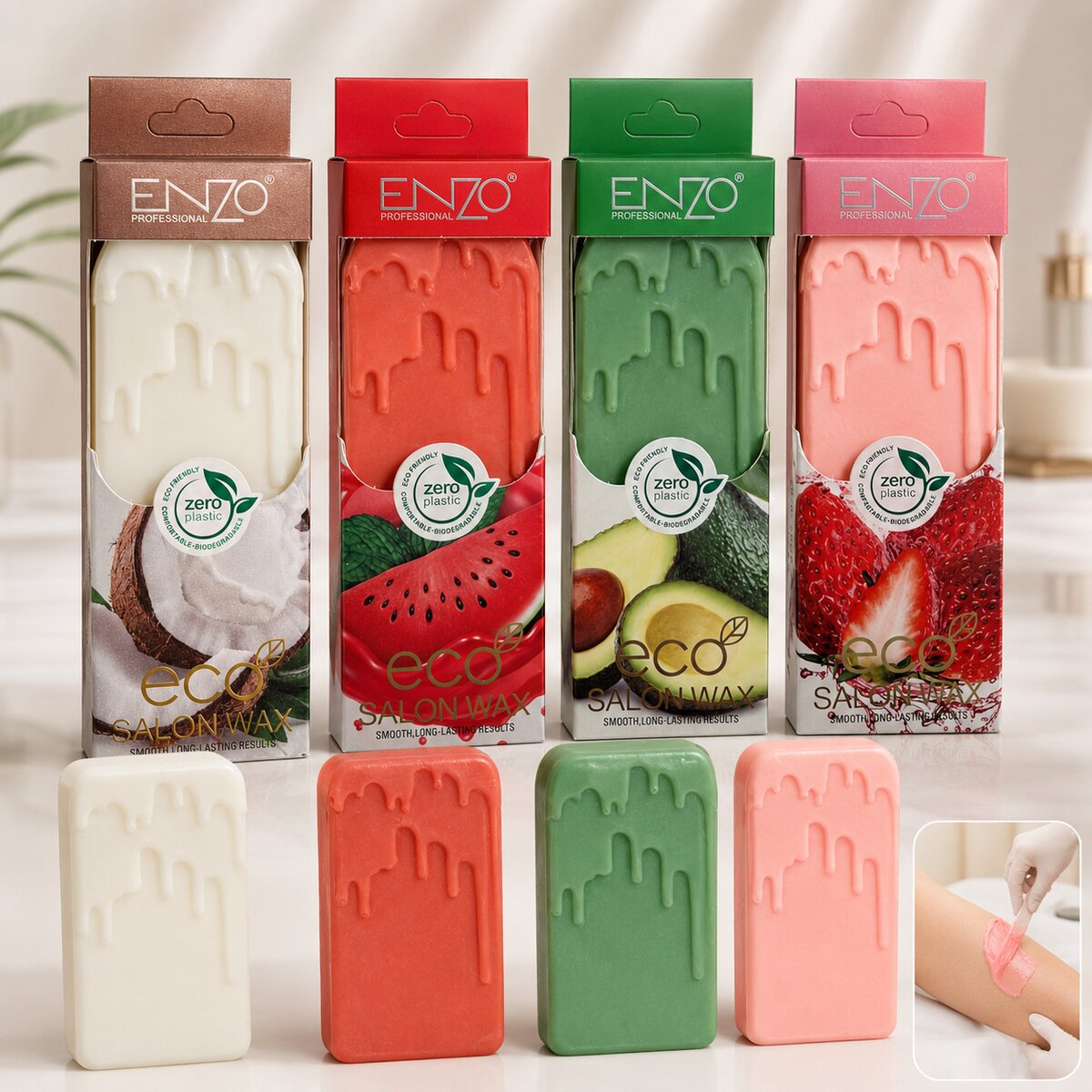 Enzo Professional Eco Salon Wax Coconut 100g