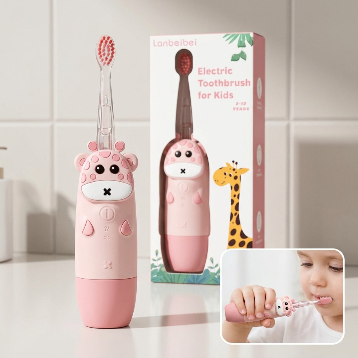 Lanbeibei Electric Toothbrush For Kids
