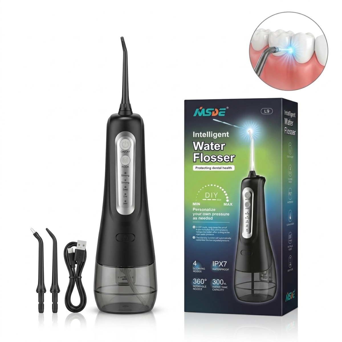MSDE Intelligent Water Flosser
