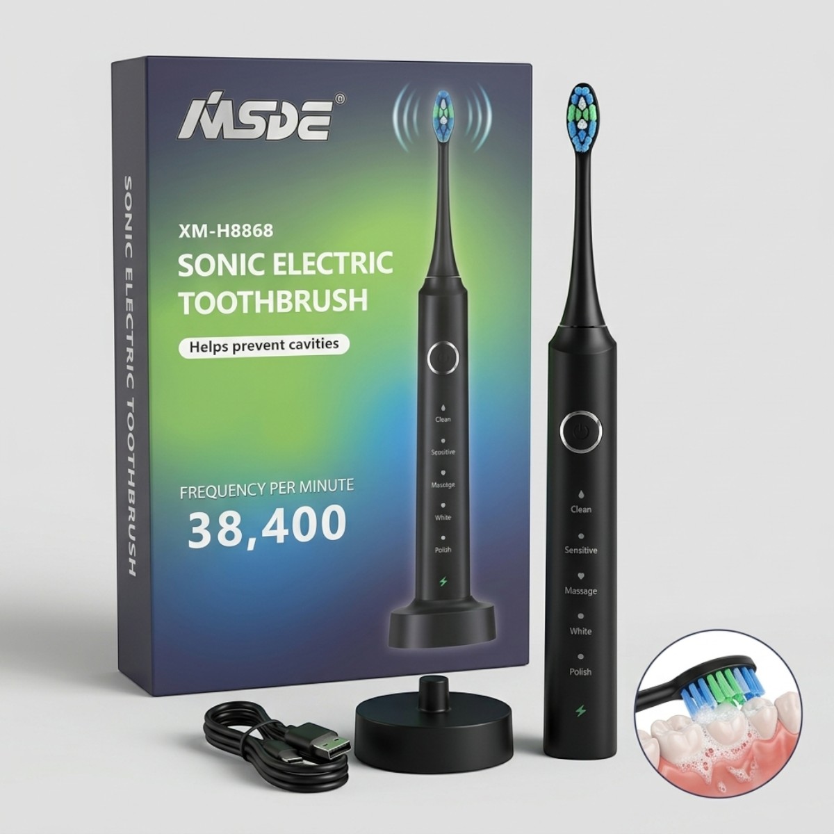 MSDE Sonic Electric Toothbrush