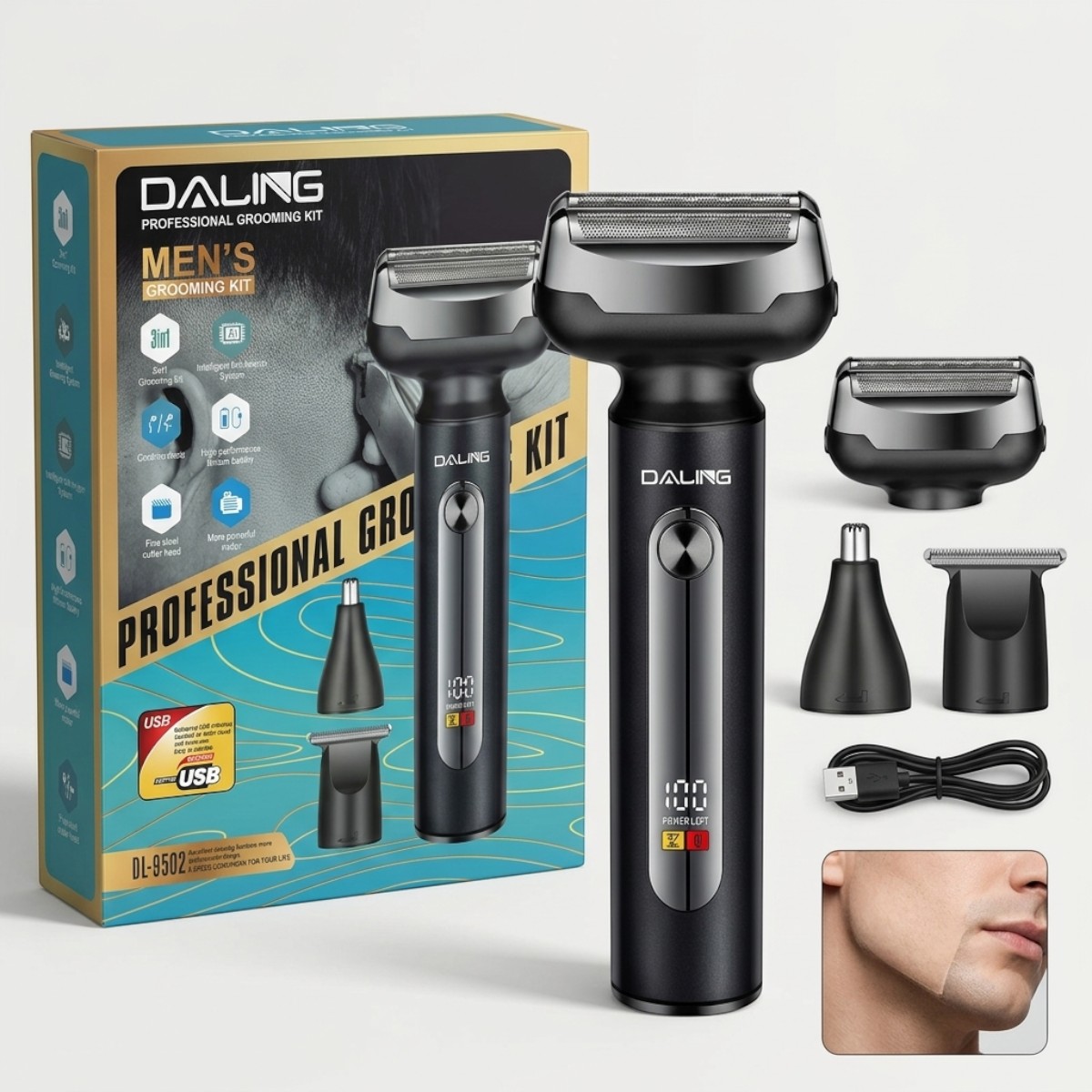 Daling 3In1 Gents Shaver 