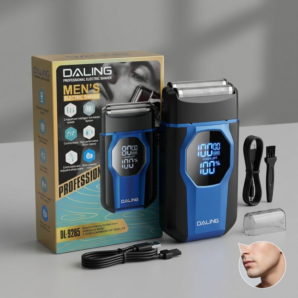 Daling Mens Electric Shaver