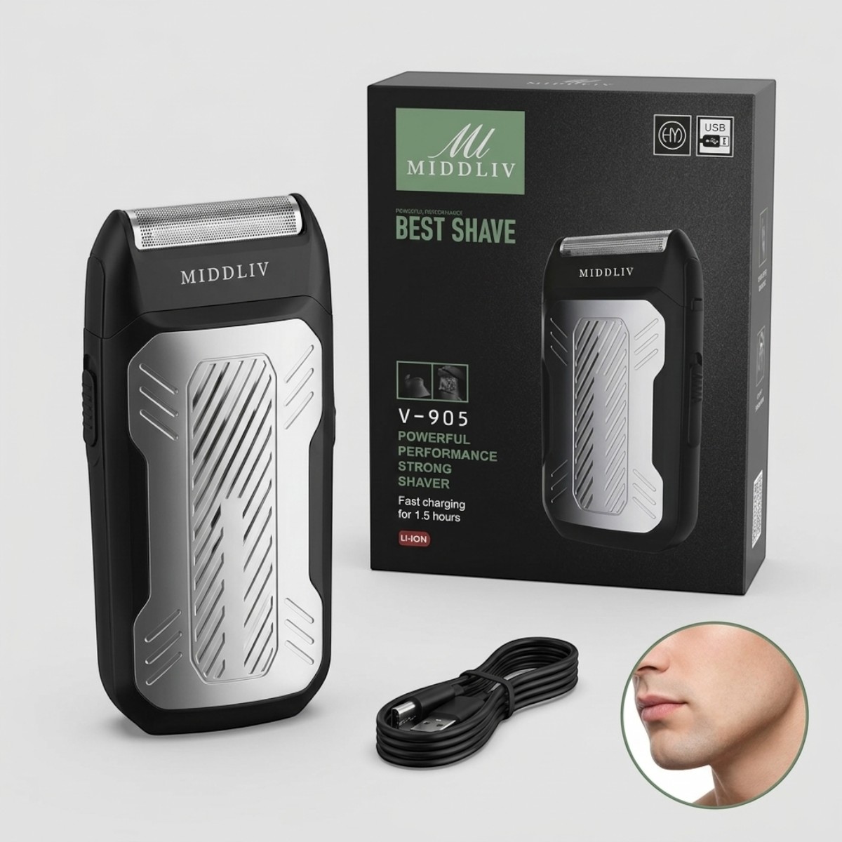 MIDIV Best Shave Gents Shaver