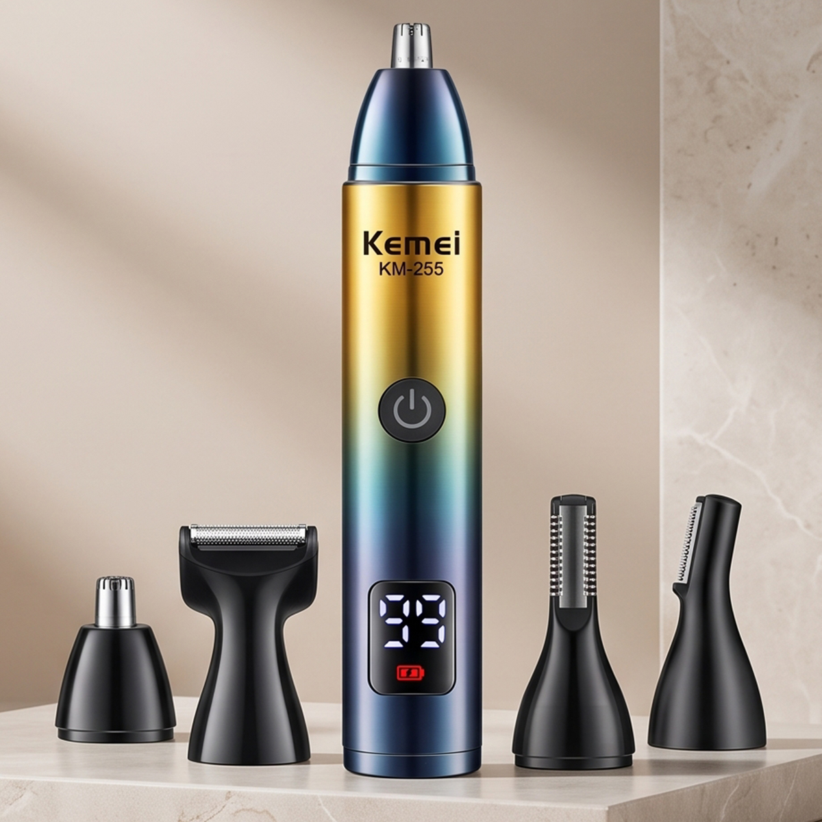 Kemei 4 In 1 Nose Trimmer
