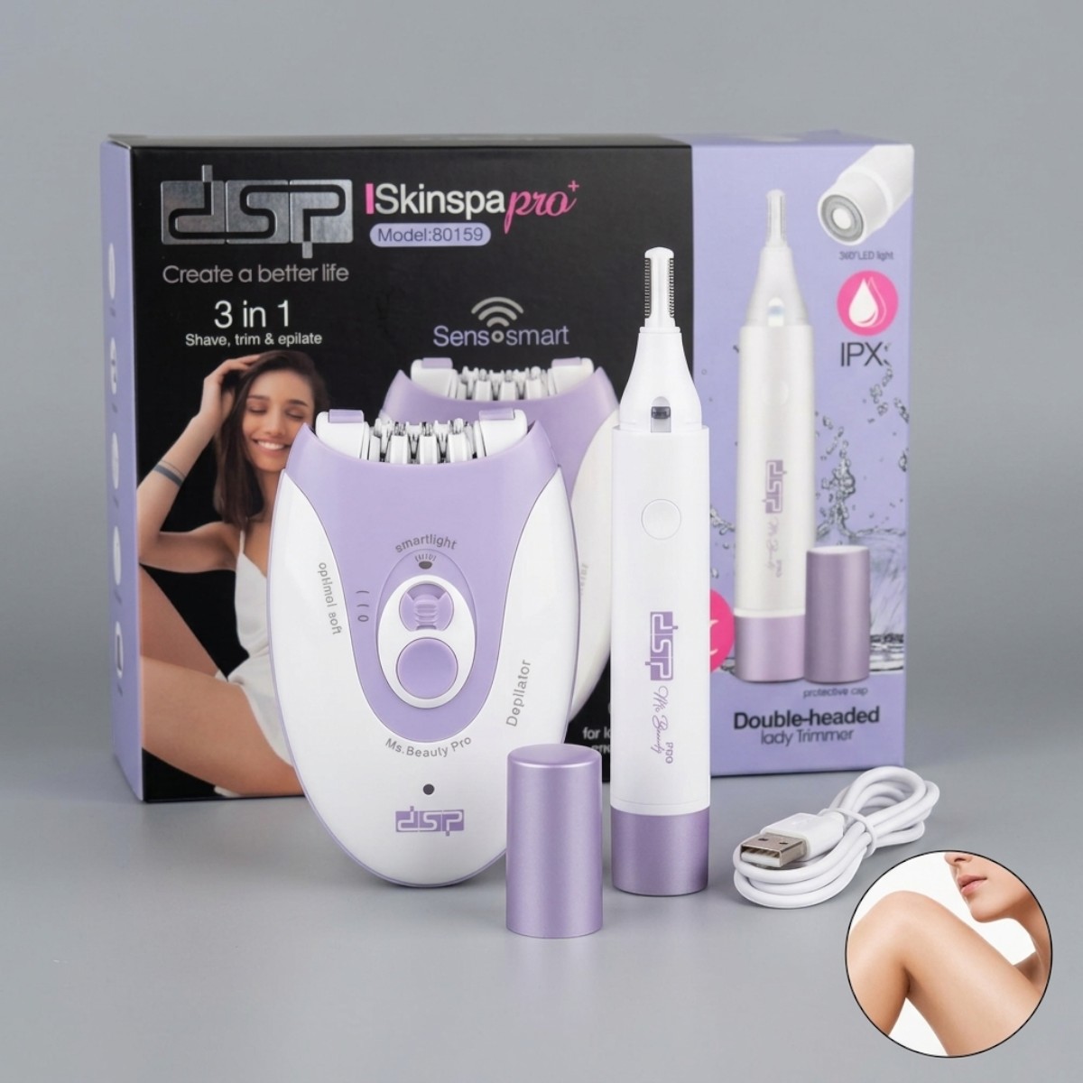 DSP Ladies Epilator 3 In 1