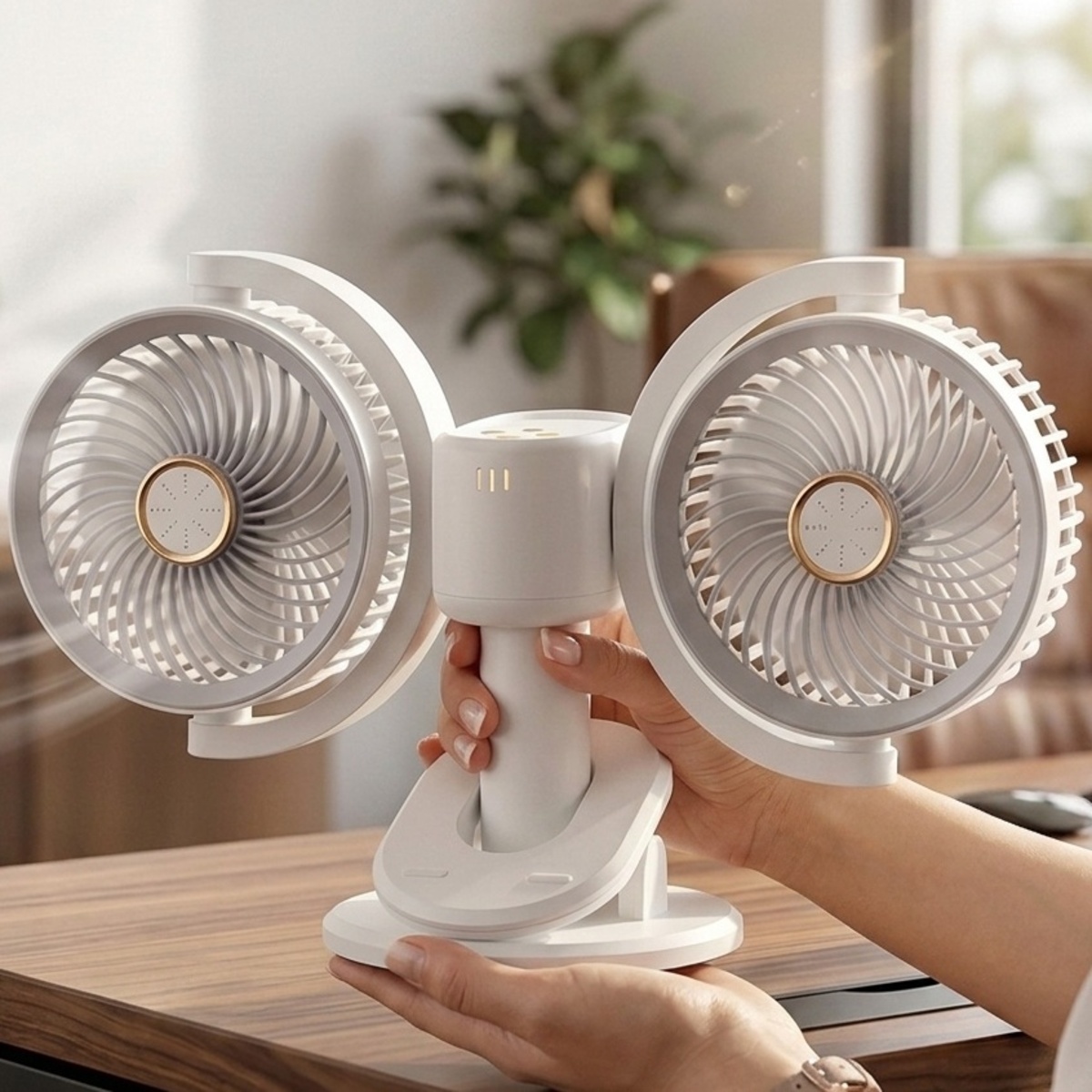 Double Headed Circulating Fan