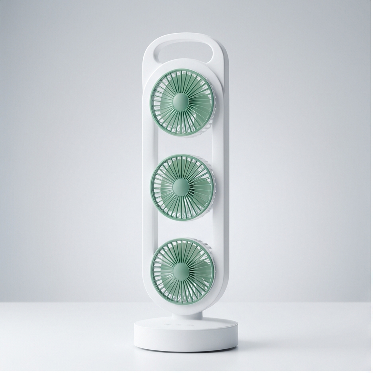 Twin Fan Vertical Design with Portable Handle