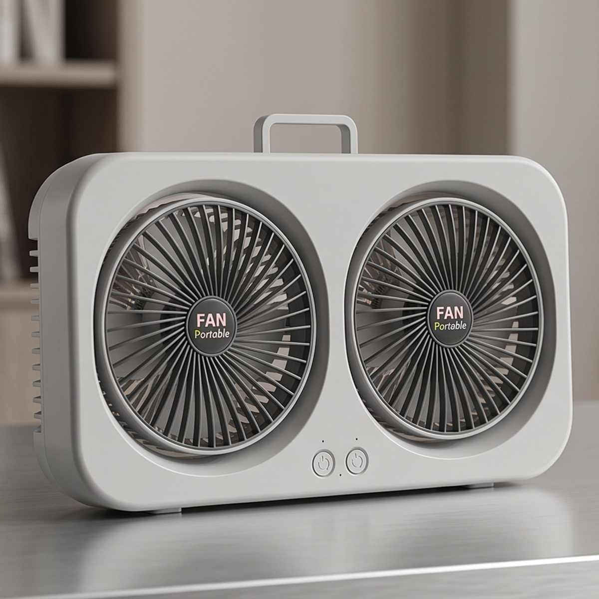 Portable Twin Fan
