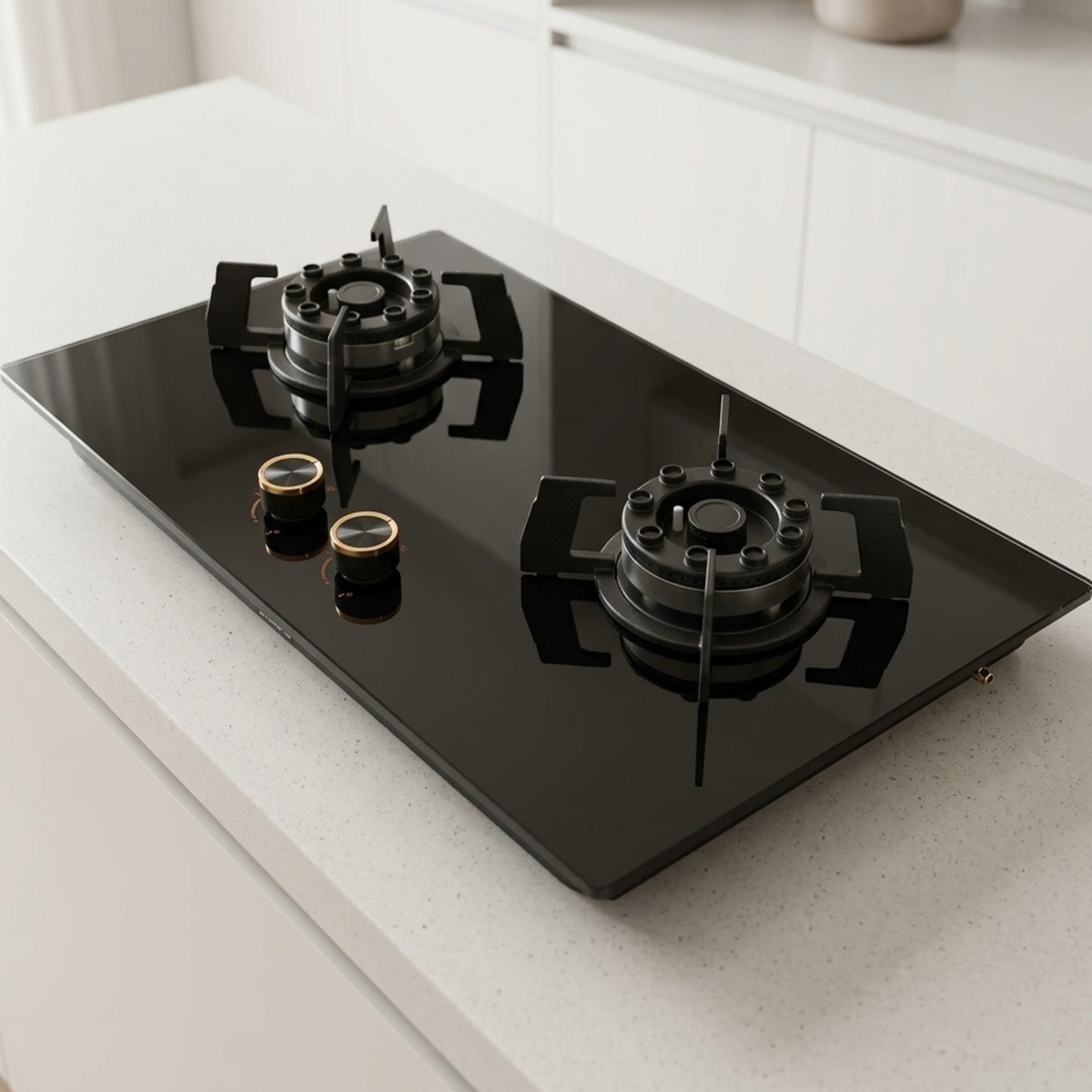 Glass Surface Gas Hob 2 Burner