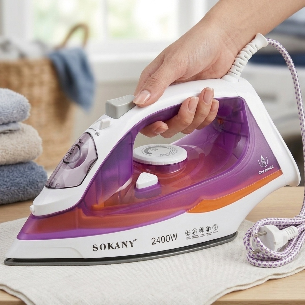 Sokany Steam Iron 2400W