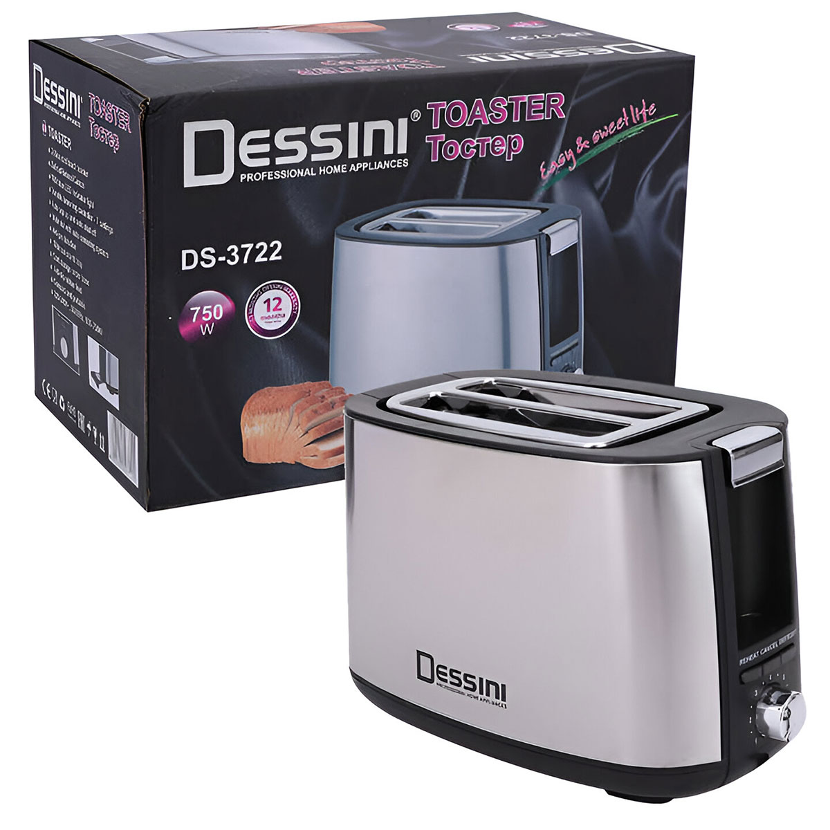 Dessini Toaster DS-3722