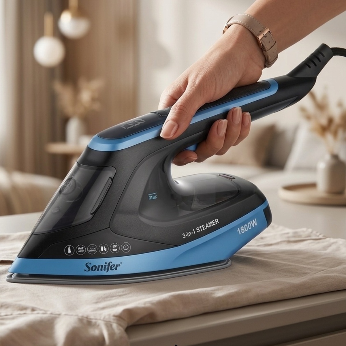 Sonifer 3-in-1 Travel Iron 1800W
