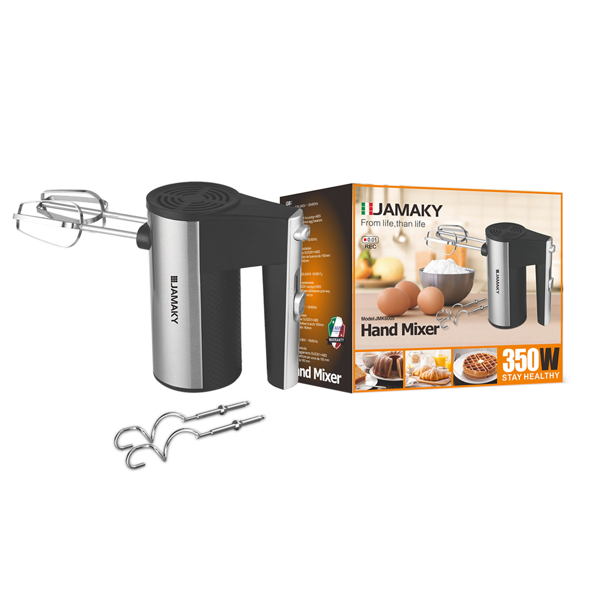 Jamaky Hand Mixer 350 Watts - JMK6005