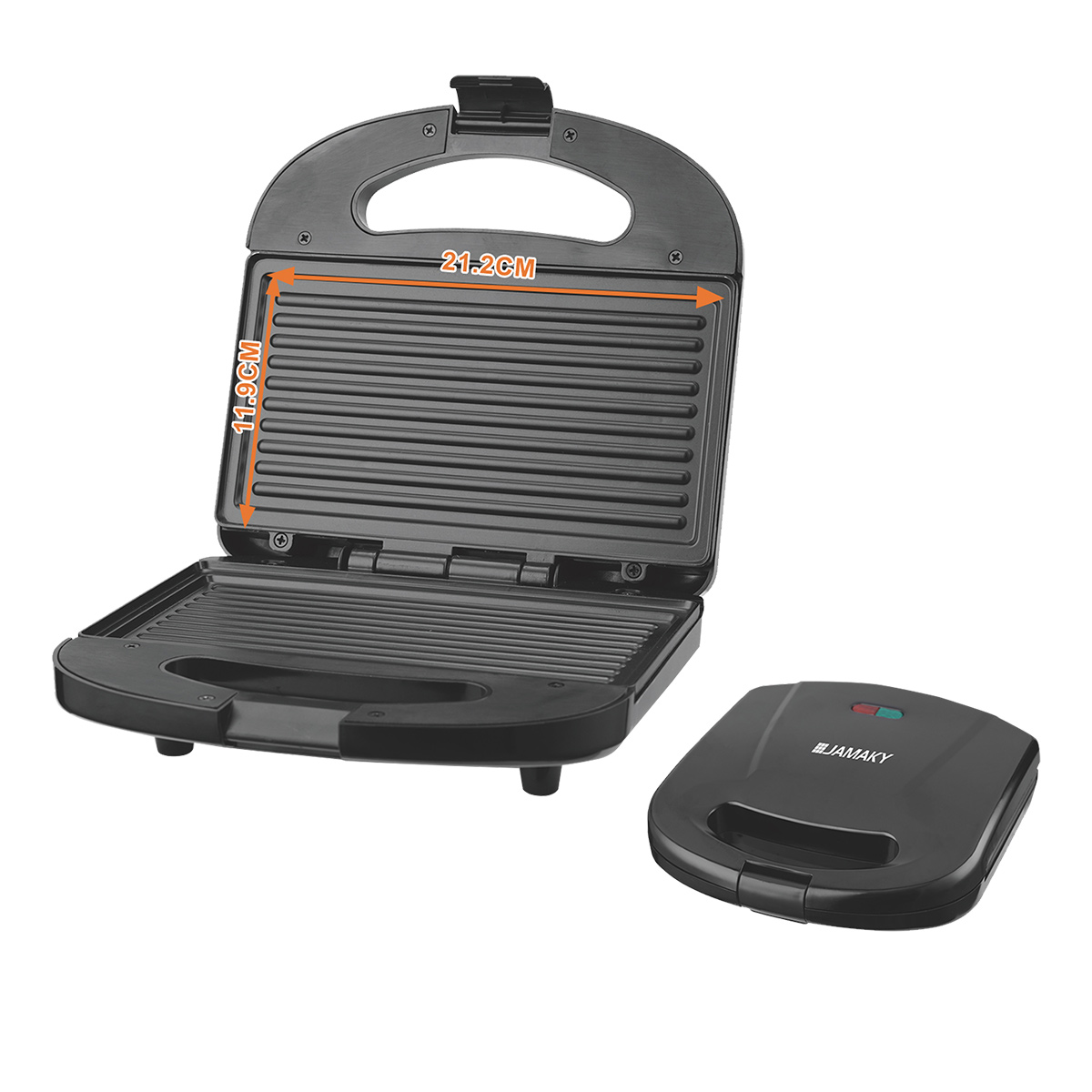 Jamaky Sandwich Maker 1000 Watts - JMK2019