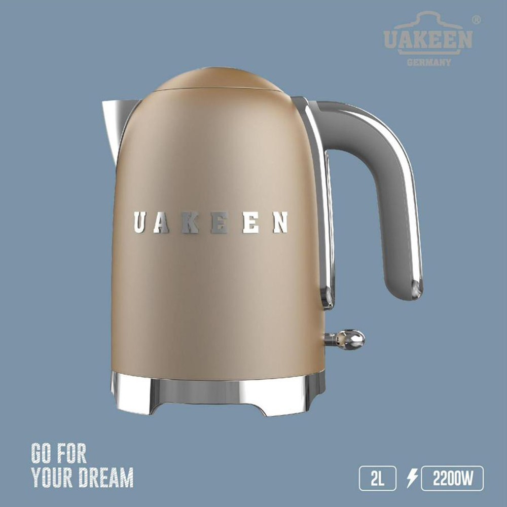 Uakeen Electric Kettle 2L 2200 Watts ZL 033 | Kitchen Appliances | Electric Kettles Uakeen Electric Kettle 2L 2200 Watts ZL 033 | Kitchen Appliances | Electric Kettles