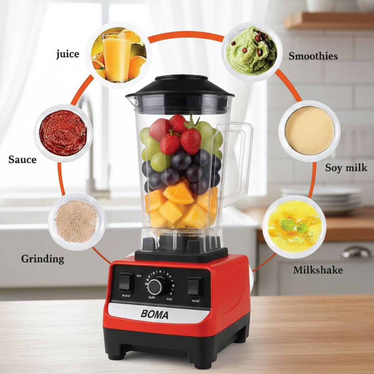 Boma Jug Blender BM-769-1