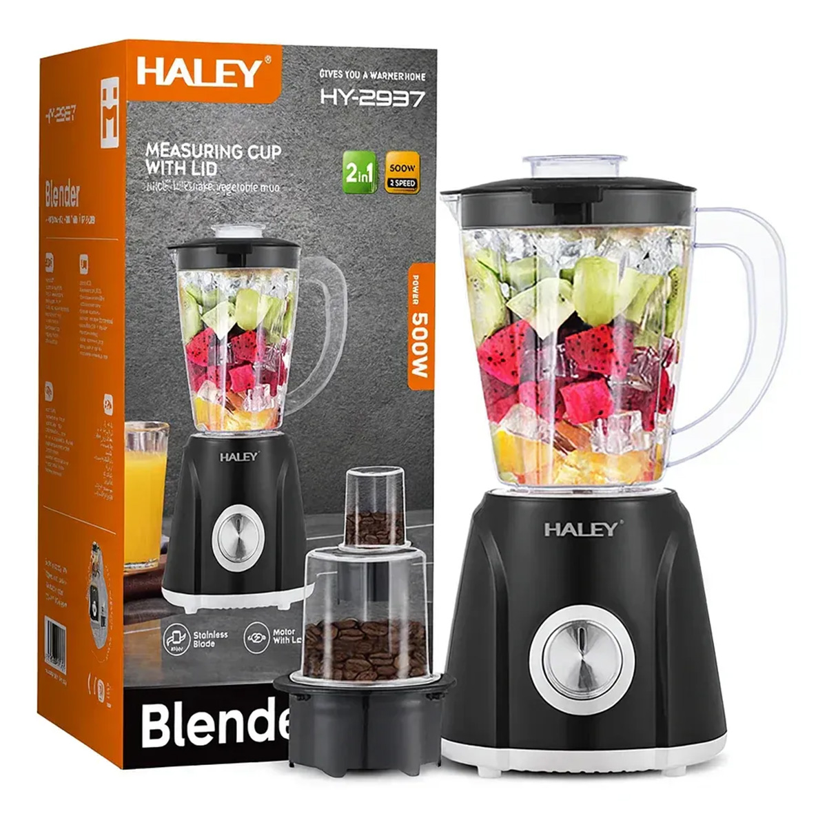 Haley Jug Blender 500W 2 In 1 2937
