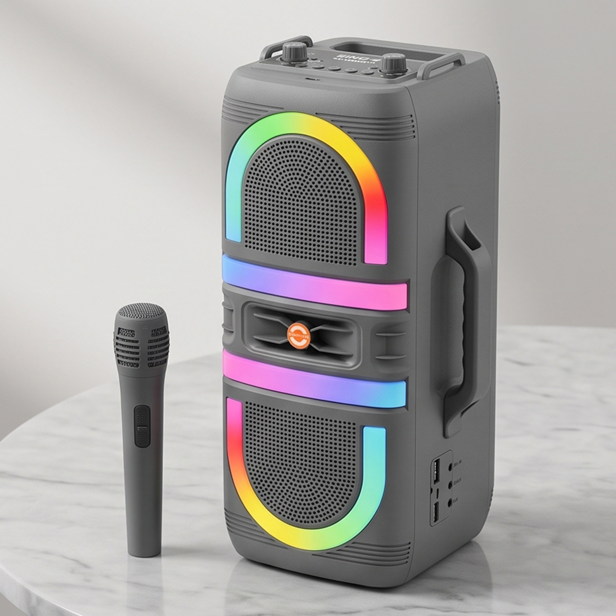 Sing-e Speaker With Micophones