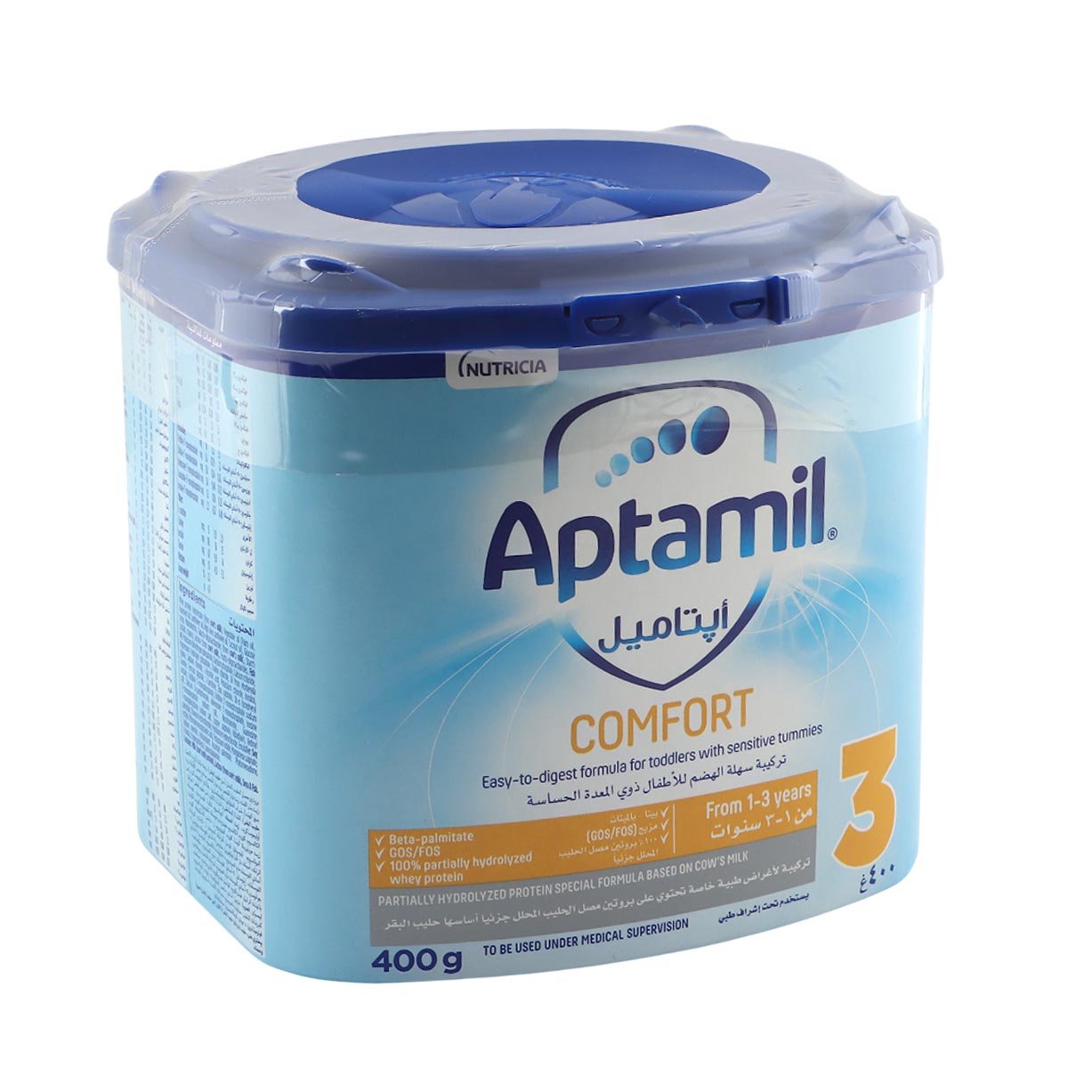 Aptamil Comfort 3 Toddlers Formula with Sensitive Tummies 400g from 1-3 Years