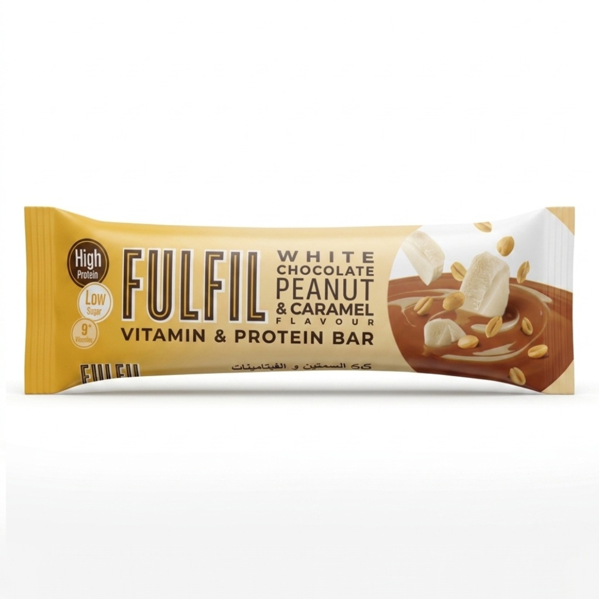 FULFIL White Chocolatelate Peanut & Caramel Vitamin & Protein Bar 55g