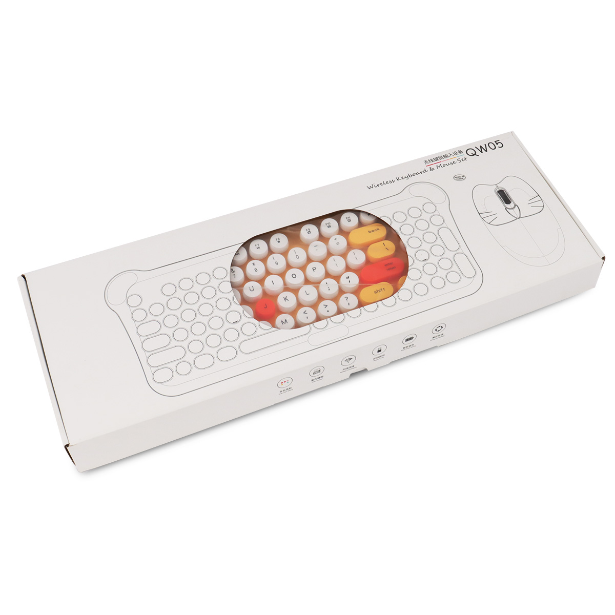 Wireless Keyboard & Mouse Set W05