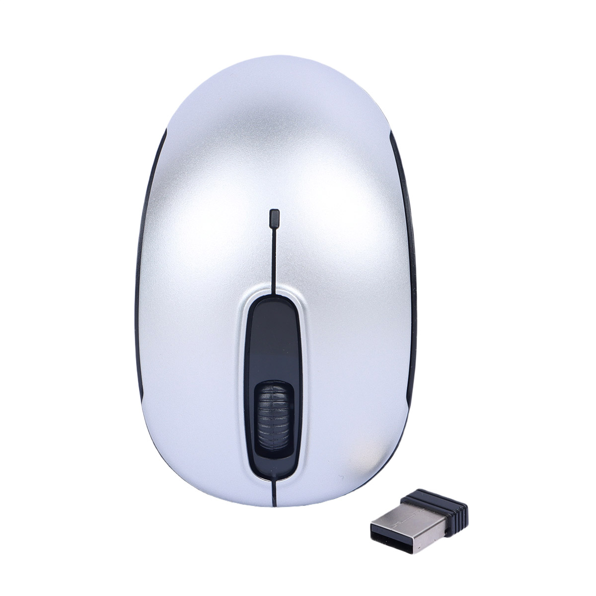 Wireless Optical Mouse In Silver Color