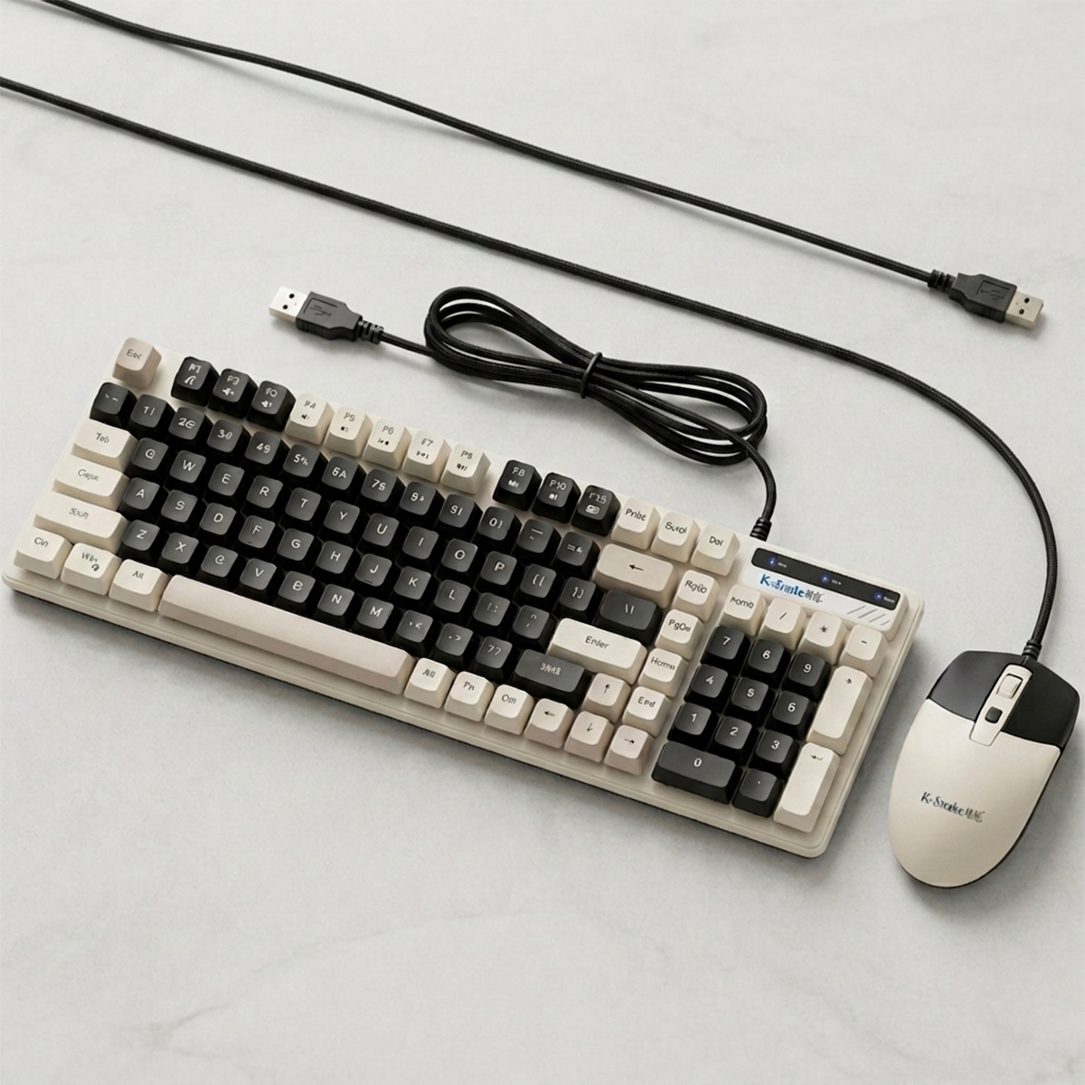 Wired Keyboard And Mouse