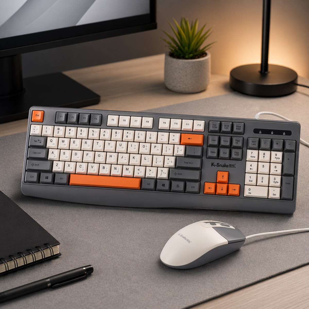 Keyboard With Mouse Combo