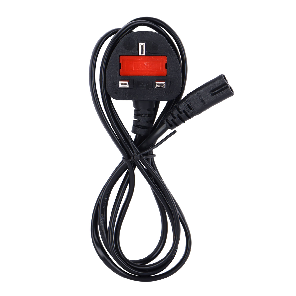 3 Pin Fused UK Plug Power Chord