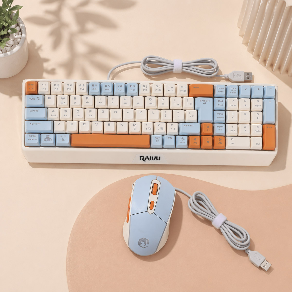 Raiku Key Board With Mouse