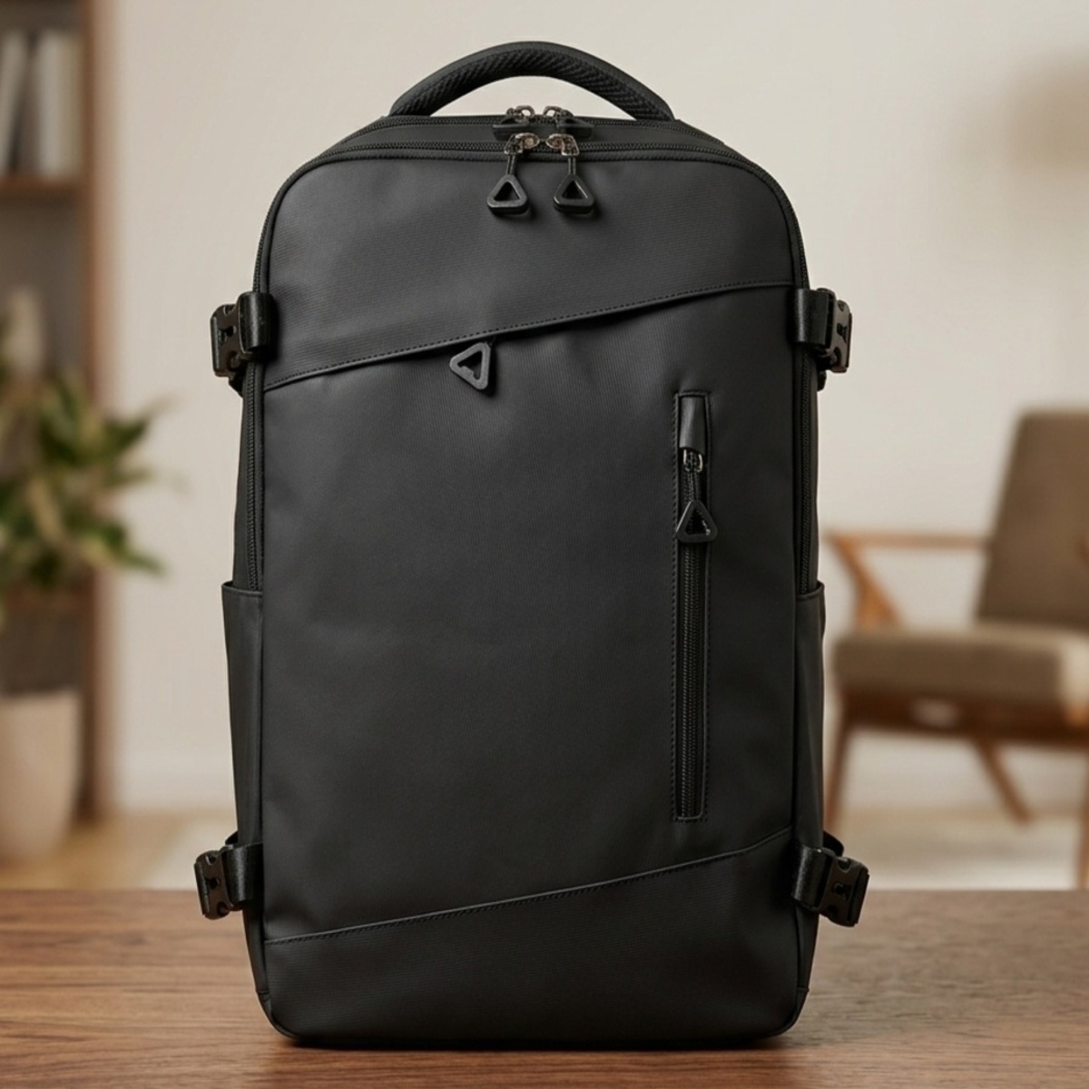 Laptop Backpack Bag Leather
