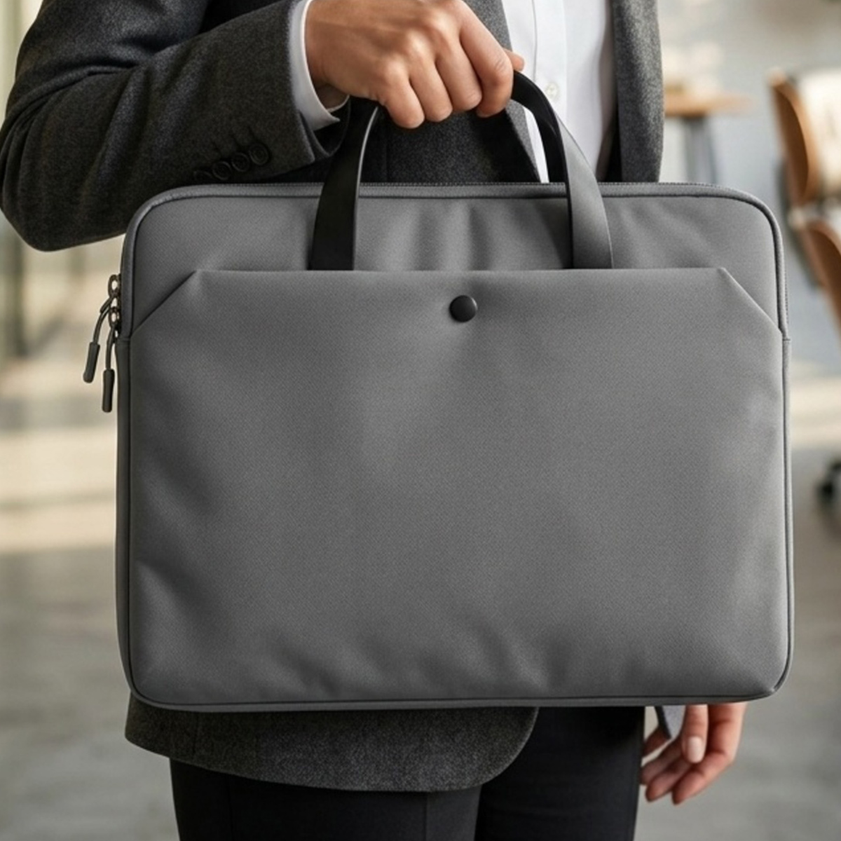 Laptop Pouch 15 Inch Grey
