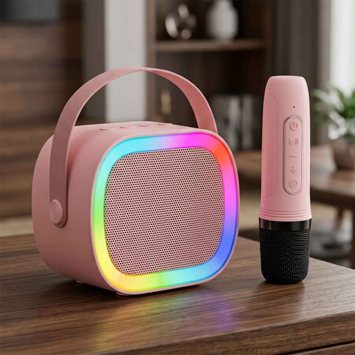 Portable Bluetooth Speaker With Microphone