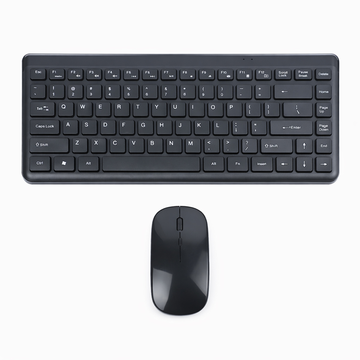 Wireless Keyboard and Mouse Combo Black