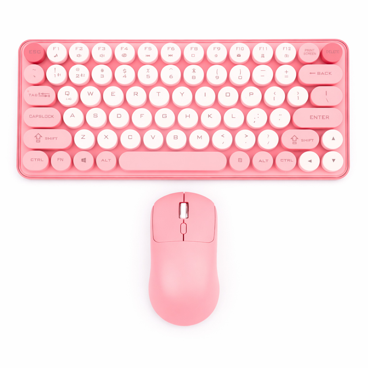 Keyboard With Mouse Pink