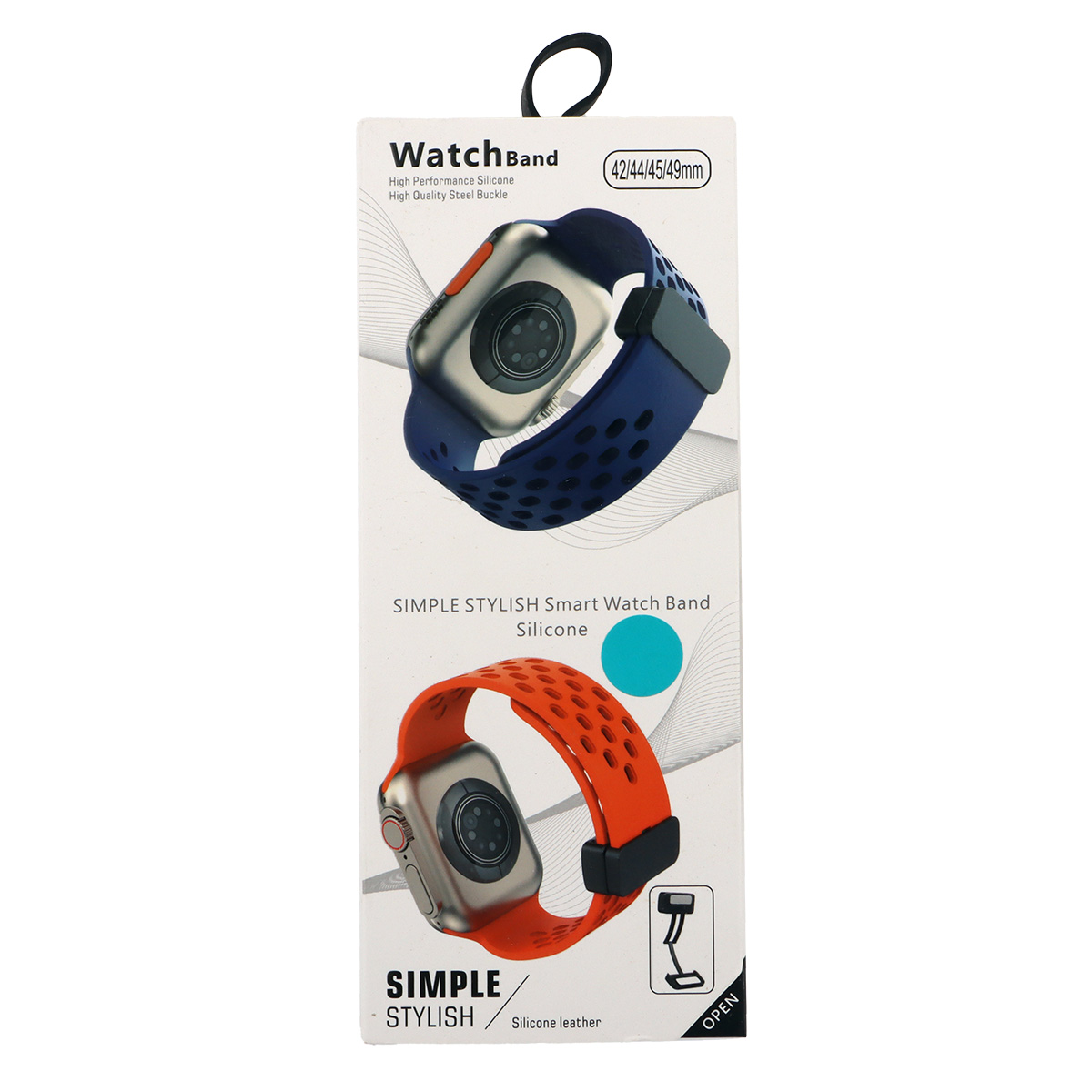 سوار ساعة ذكية من WatchBand، مقاس 42-44 بوصة (49 مم)، GZ-1F103-MA-2-103