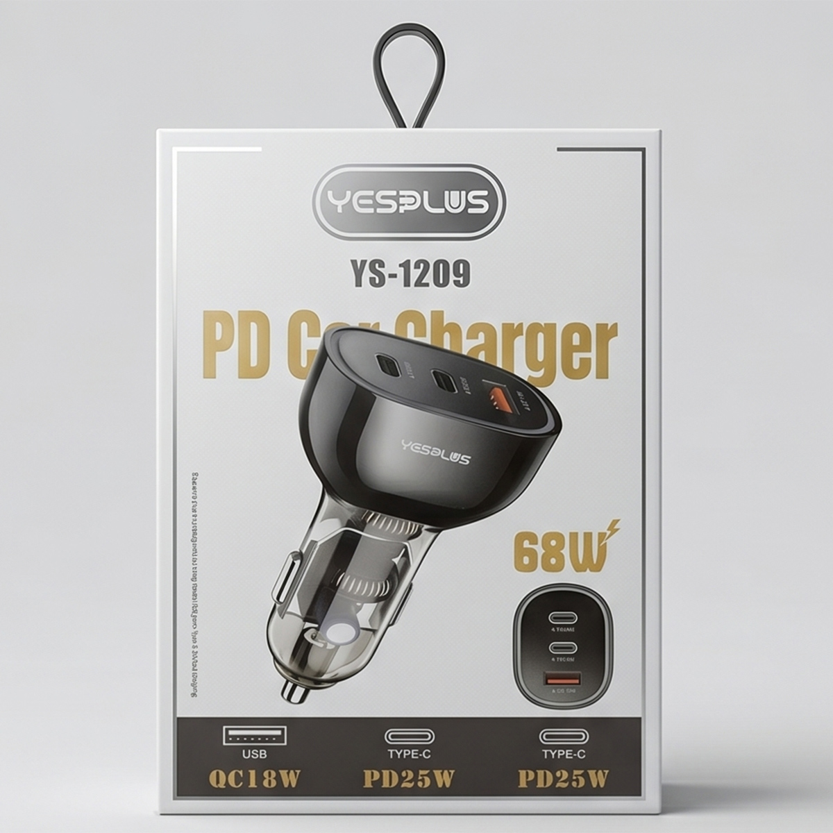 Yesplus Car Adapter Without Cable