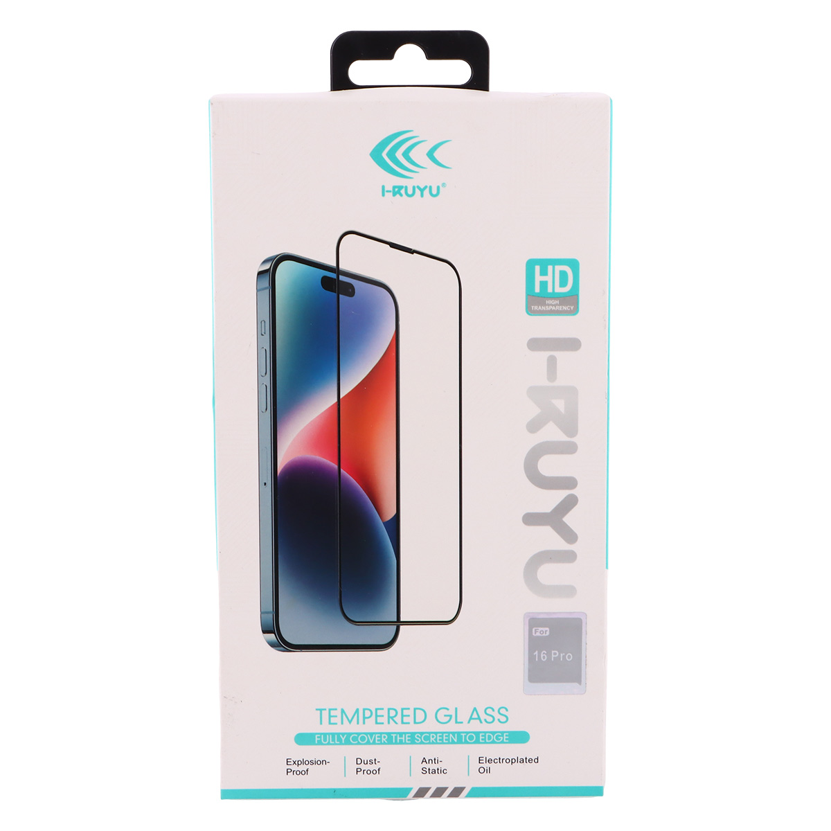 واقي شاشة شفاف لهاتف iPhone 16 Pro 16-CLEAR