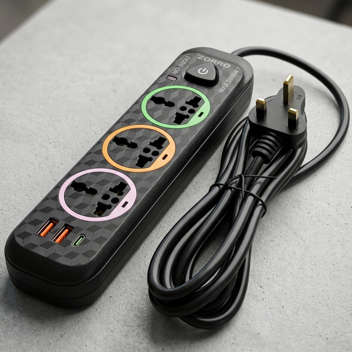 Zorro Multi-Port Power Extension