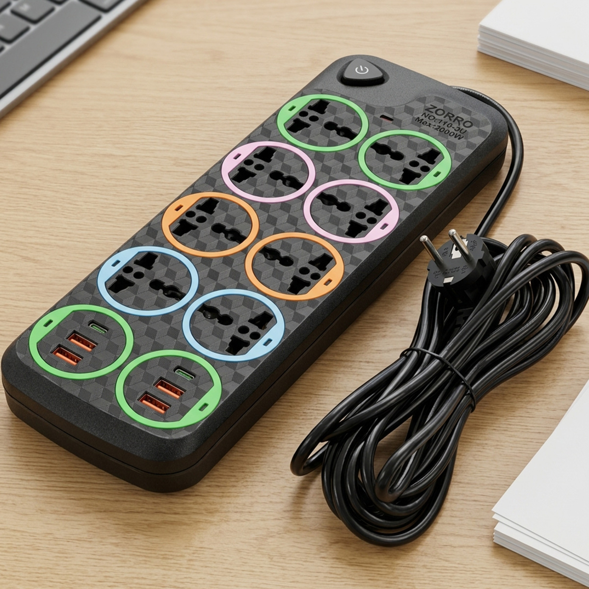 Zorro Multi-Port Power Extension