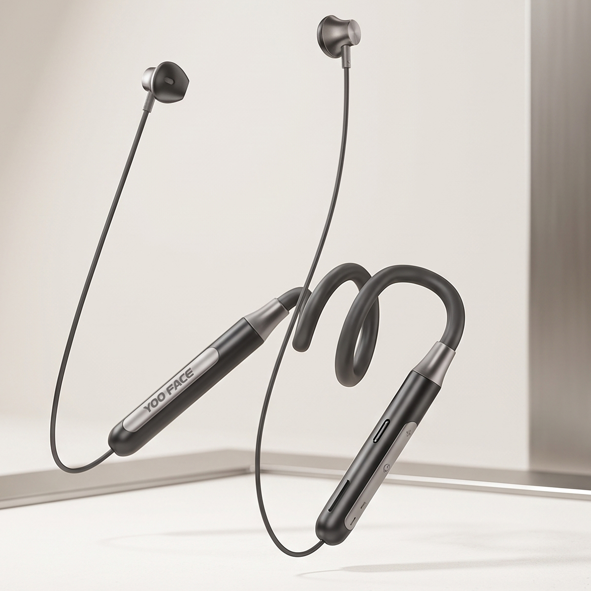 Yoo Face Wireless Neck Headset Earphones