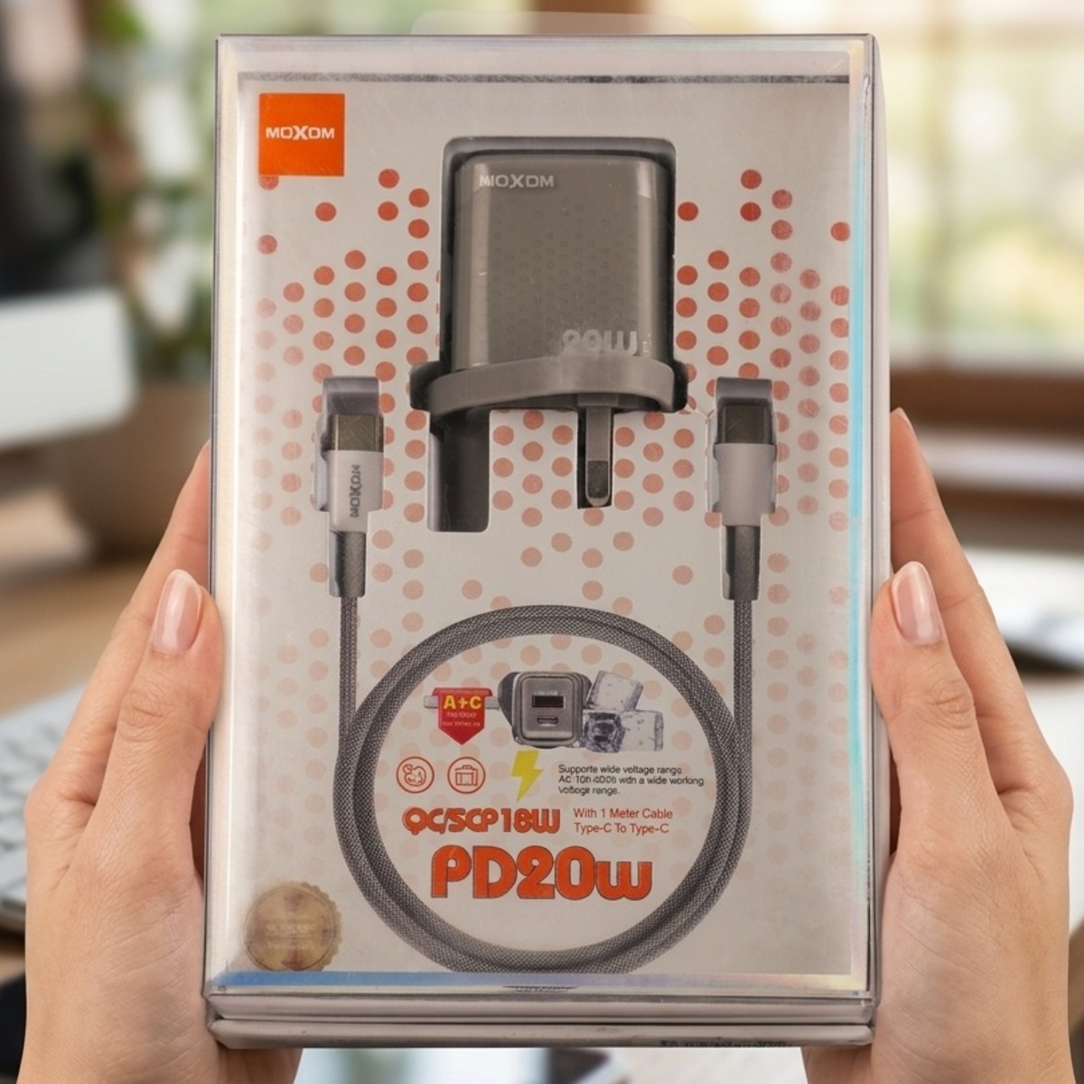 Moxom Adapter With Type C Cable