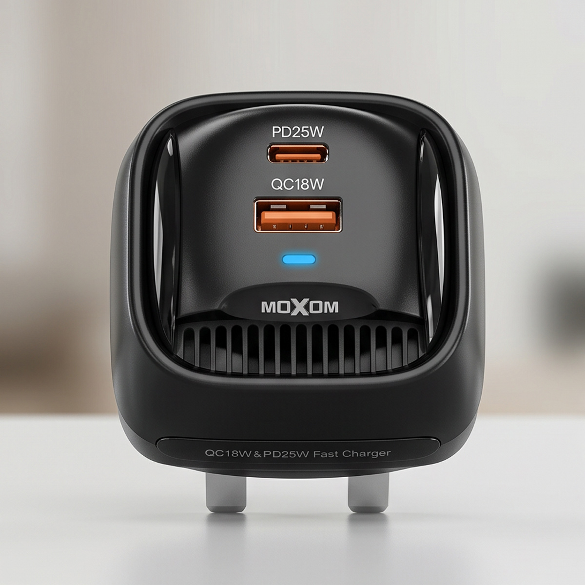 Moxom Fast Charger Adapter With QC 18W & PD 25W