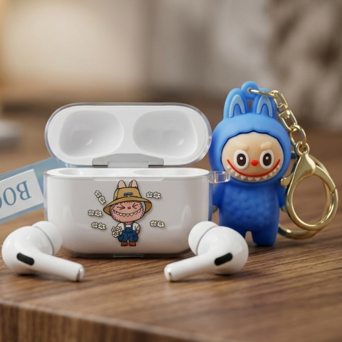 Wireless Earbuds With Custom Printed Case