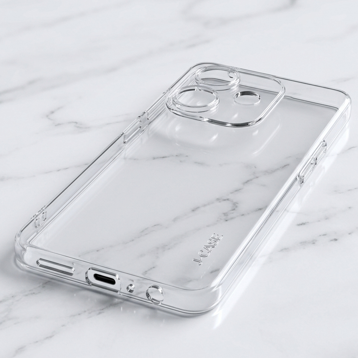 Oppo A3X Transparent Protective Case Cover