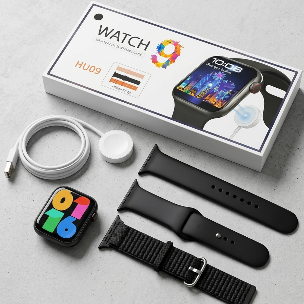Smartwatch 9 With Magnetic Charging And Strap