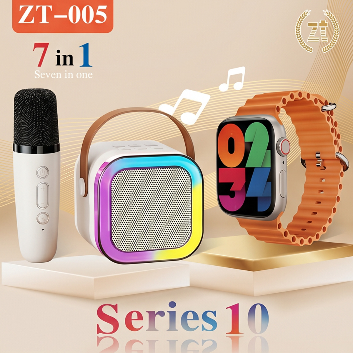 Smart Watch Set 7 In 1 Series 10 ZT-005