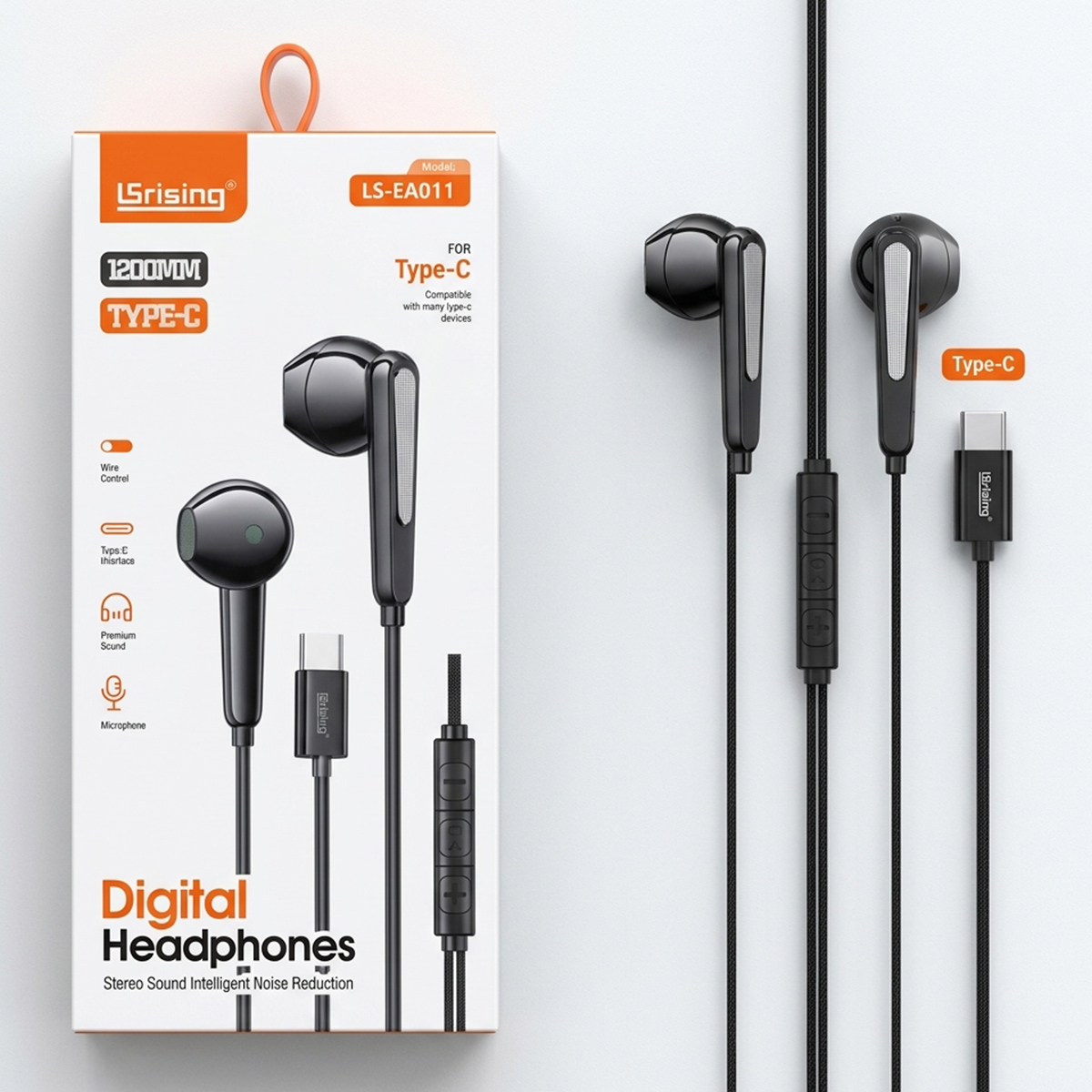 Lsrising Digital Headphones Type C Ls-Ea011