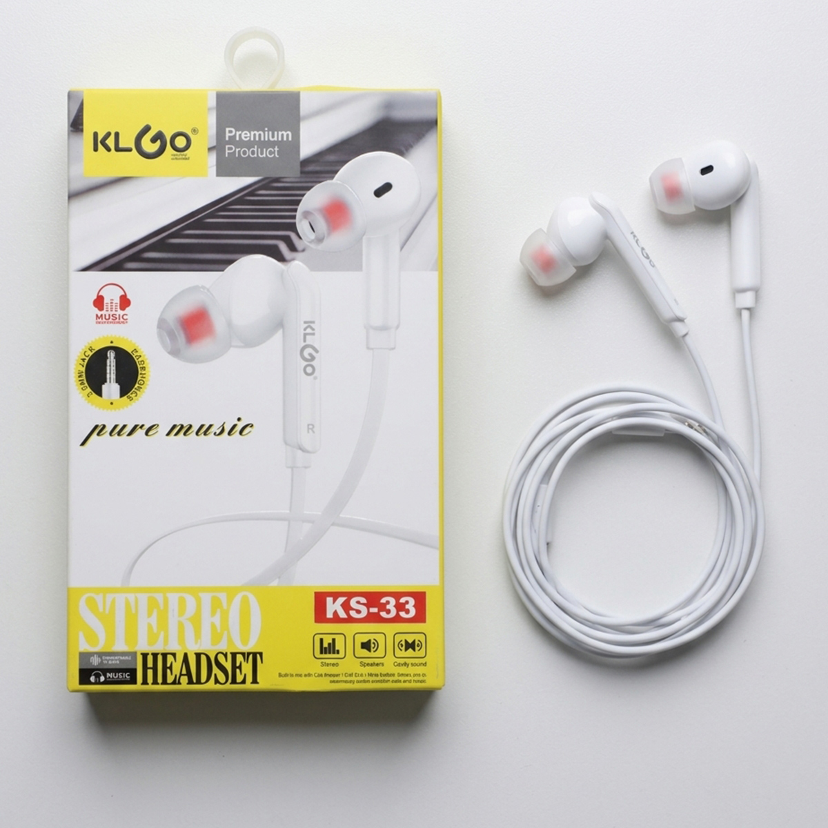 KLGO KS-33 Stereo Headset KS-33