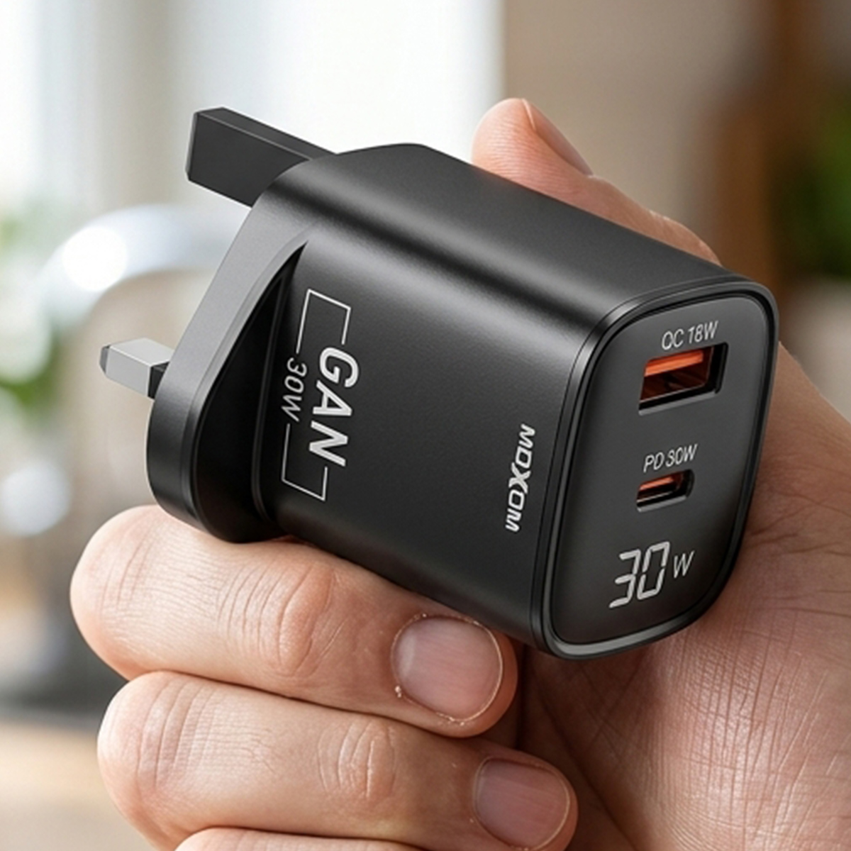 Moxom Fast Charger Gan 30W Lx-Hc85